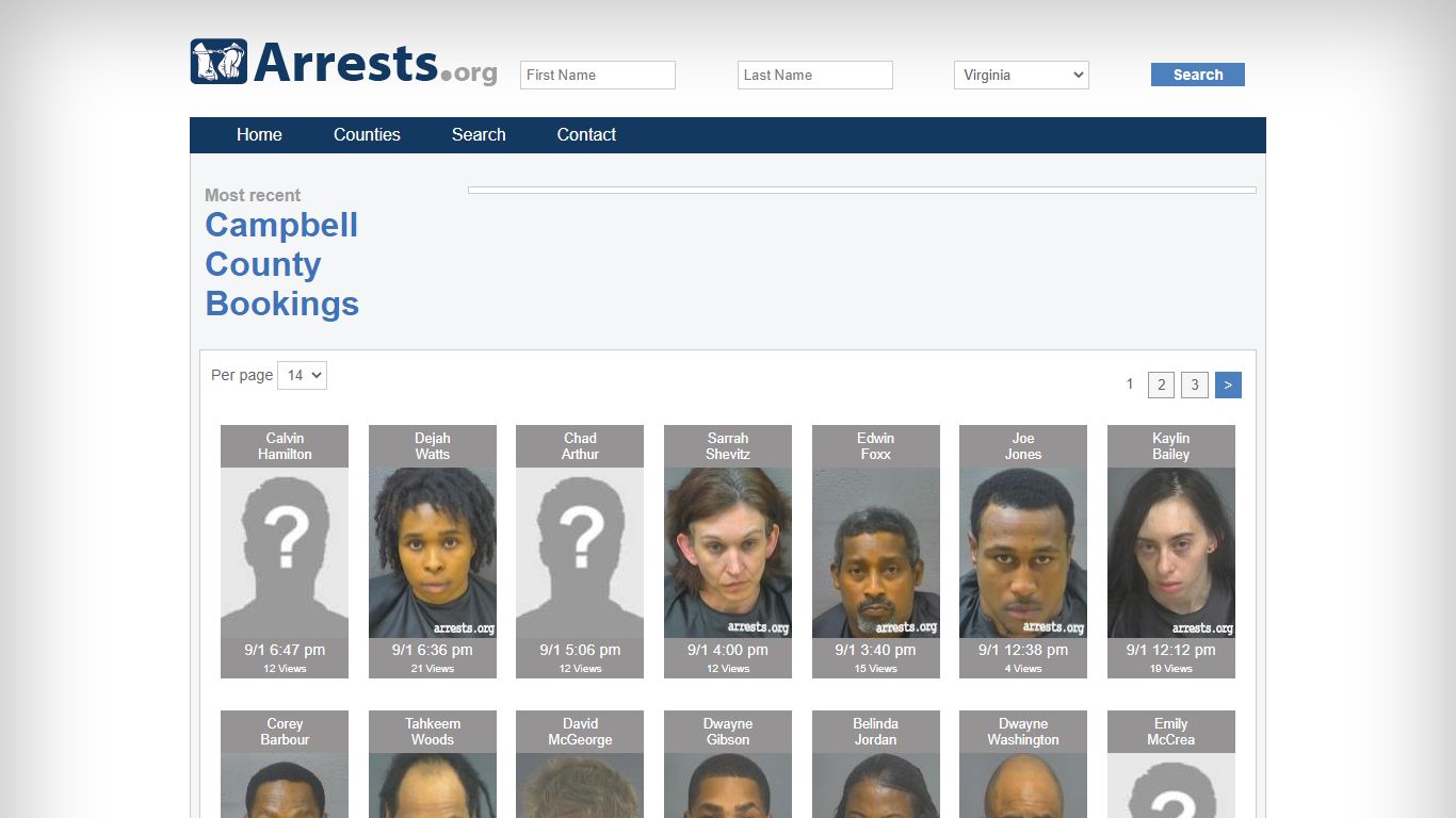 Campbell County Arrests and Inmate Search