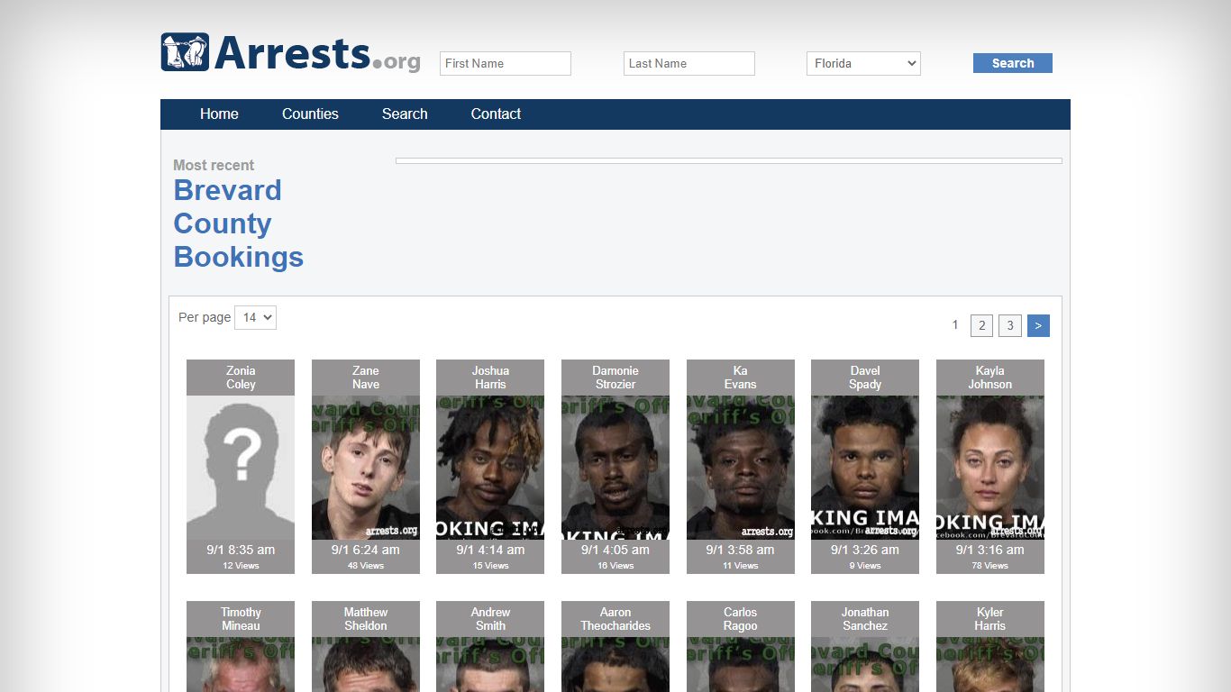 Brevard County Arrests and Inmate Search