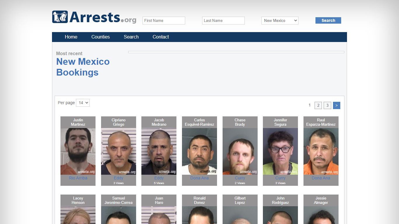 New Mexico Arrests and Inmate Search